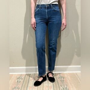 Perfectly Faded Cotton Lee Jeans